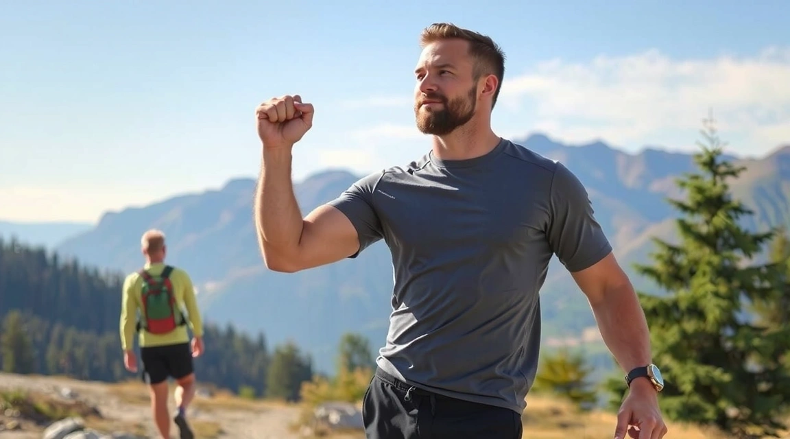 Man looking strong and healthy, representing men's vitality